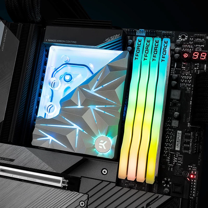 EK Water Blocks EK-Quantum Velocity² Edge D-RGB - AM5 strieborná špeciálna edícia