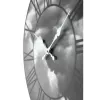NeXtime hodiny 3037 Clouds, Ø39 cm, nástenné, čierna