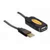 USB kábel DeLOCK 82446 USB 2.0 10m čierny