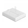 Breadboard DELOCK 18316 — nepájivá prototypovacia doska, plast, 36×46×10 mm, biela
