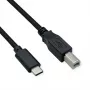 ROLINE USB 2.0 Type-C kábel, C - B, ST/ST, čierny, 3 m (11.02.8337)