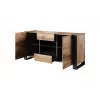 Cama komoda WOOD wotan dub/antracit