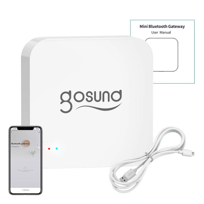 Gateway Gosund G2 — smart Bluetooth BLE Wi‑Fi Mesh gateway s Tuya alarmovou funkciou