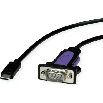 ROLINE konvertorový kábel USB-C - sériový, FTDI čipset, 1,8 m (12.02.1170)