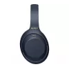 Slúchadlá Sony WH1000XM4L.CE7, circumaurálne, káblové & bezdrôtové (Bluetooth, USB-C), modré, cez hlavu