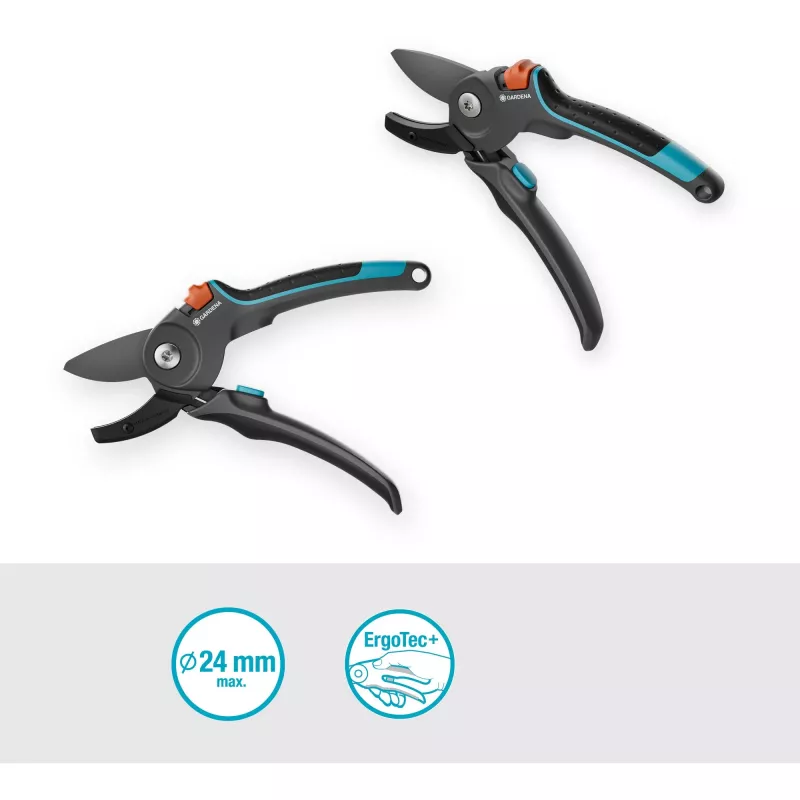GARDENA záhradné nožnice PremiumCut Flex 12250-20 s ergonomickou rukoväťou a ľahkou konštrukciou