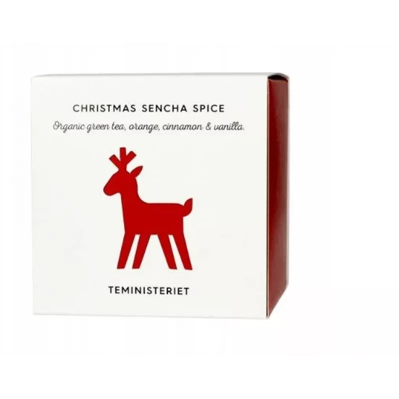 Vianočný zelený čaj Sencha Spice, sypaný čaj, 100g - Teministeriet