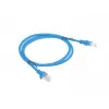 Lanberg PCU6-20CC-0100-B Prepojovací kábel Cat6 U/UTP, 1 m, modrý, 10 ks