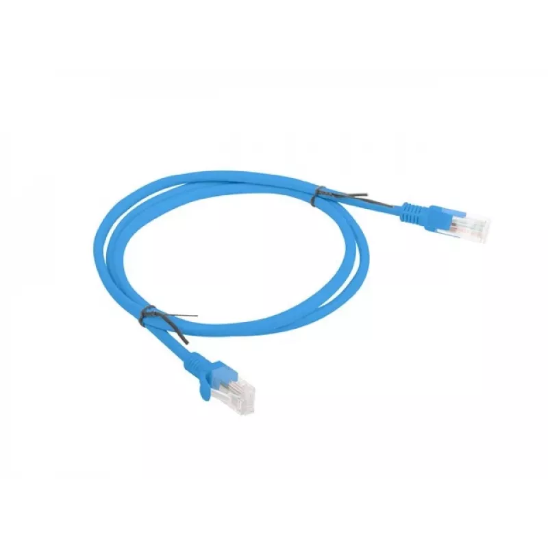 Lanberg PCU6-20CC-0100-B Prepojovací kábel Cat6 U/UTP, 1 m, modrý, 10 ks