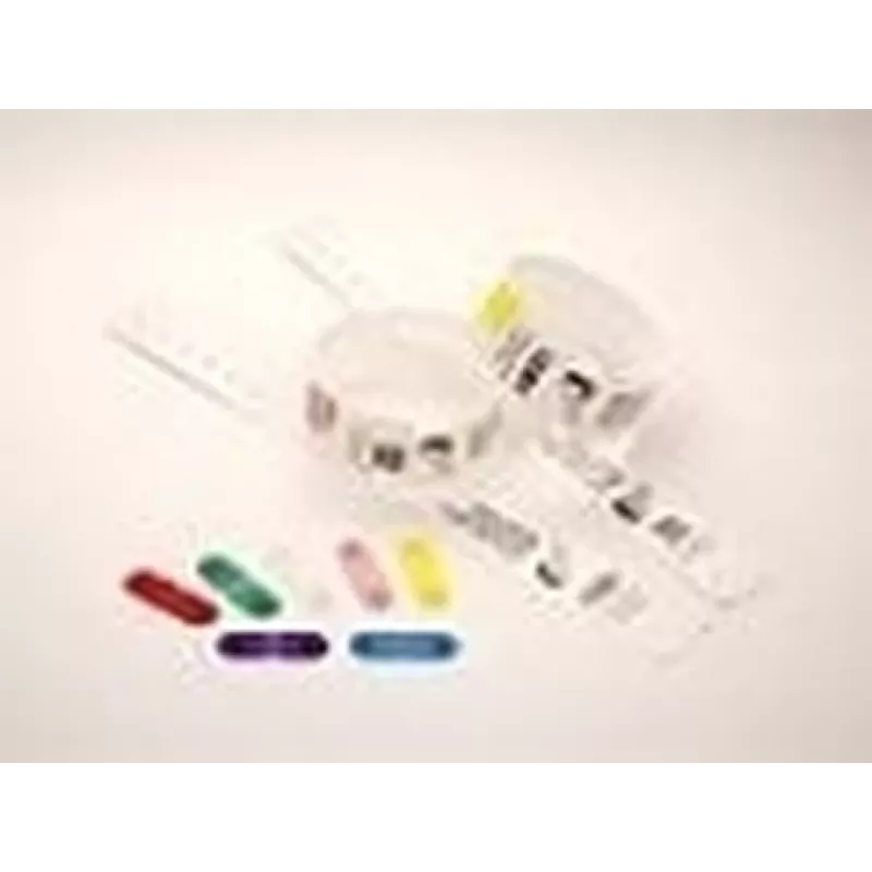 Zebra spony na použitie s QuickClip náramkami červené