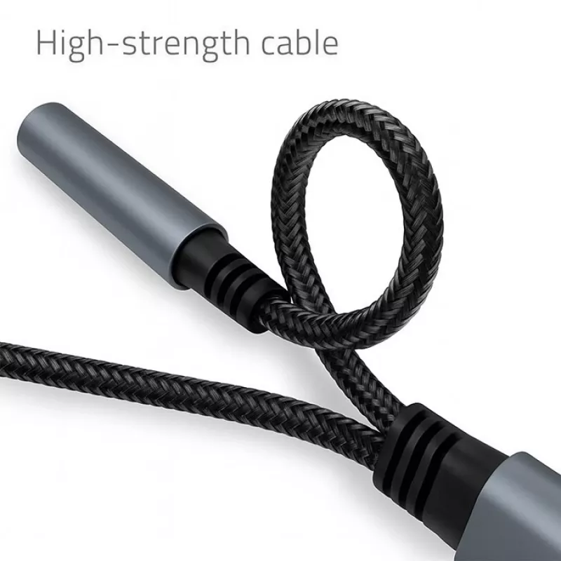 Adaptér 2v1 USB-C na USB-C a 3,5 mm jack PD 15W