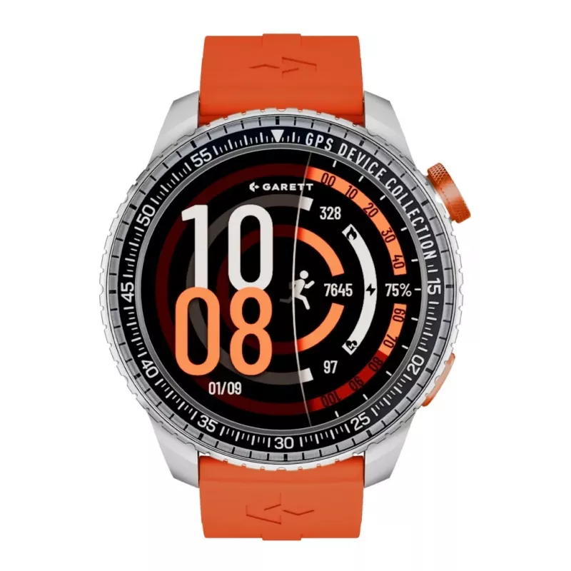 Smartwatch Garett Compass GPS strieborný — Garett Compass GPS strieborný