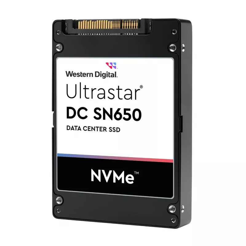 SSD disk WESTERN DIGITAL Ultrastar DC SN650 7680 GB U.3 PCIe TLC ISE