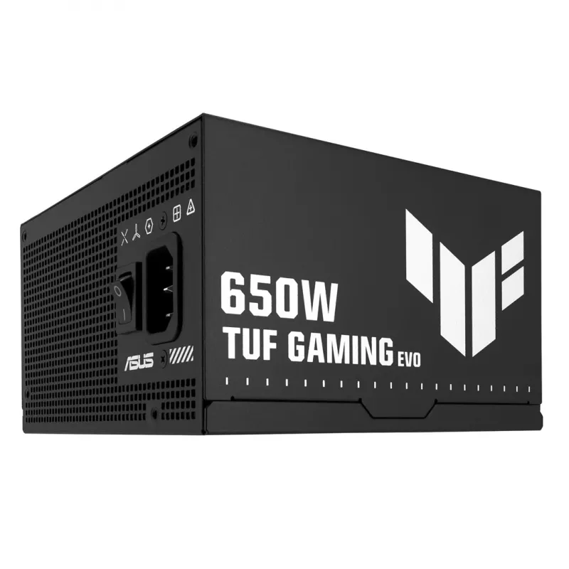 Napájací zdroj ASUS TUF GAMING 650B EVO – 650 W, 20+4 pin ATX, 80 PLUS Bronze, čierny