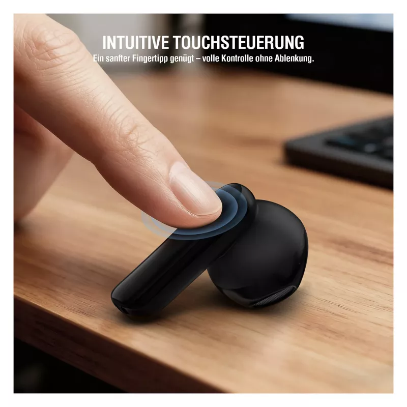 4smarts bezdrôtový headset SkyBuds Air čierna (541722)