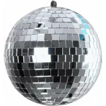 Disco guľa EUROLITE 15 cm reflexná zrkadlová guľa, model 50100210