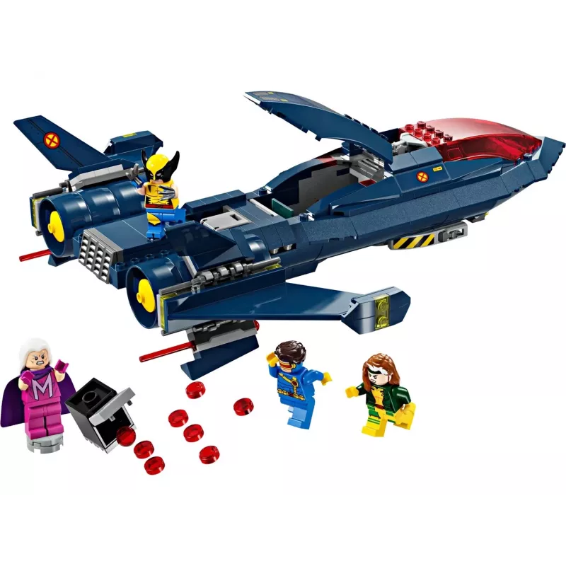 Stavebnica LEGO Marvel Super Heroes X-Jet 76281 s 5 minifigúrkami