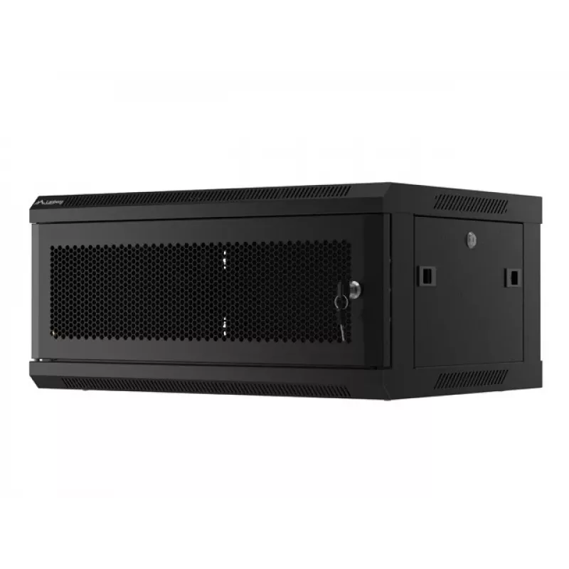 Lanberg WF01-6404-23B rack rozvádzač 4U nástenný čierny