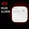 Detektor dymu s batériou Tuya WiFi LED