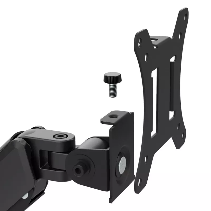 Maclean držiak monitora, plynová pružina, 17-32, 2-10kg, čierny, MC-133