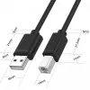 USB 2.0 kábel Unitek Y-C420GBK, USB-A na USB-B, 3 m, čierny