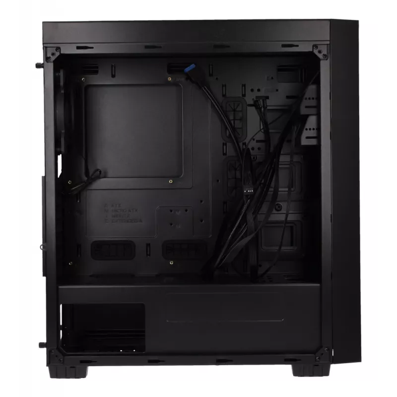 Gembird Fornax K500 ATX počítačová skriňa, Midi-Tower, čierna