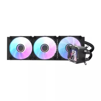 Darkflash CPU vodné chladenie DV360S 360-mm radiátor, RGB osvetlenie, čierne