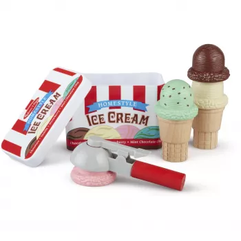 Melissa & Doug Scoop & Stack sada zmrzliny hracia kuchyňa