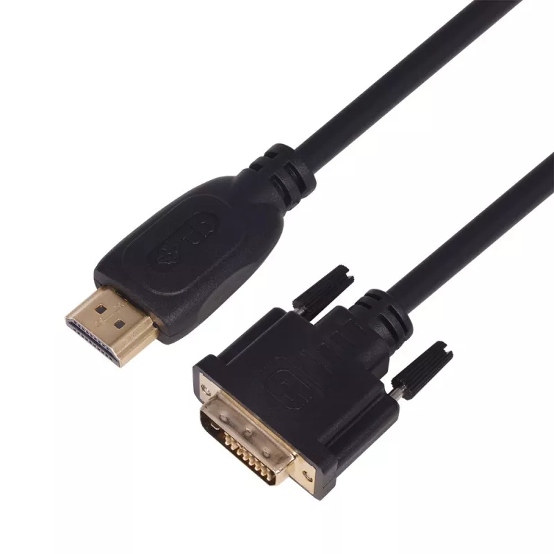 TB HDMI-DVI kábel 1,8 m pozlátený, DVI 24+1