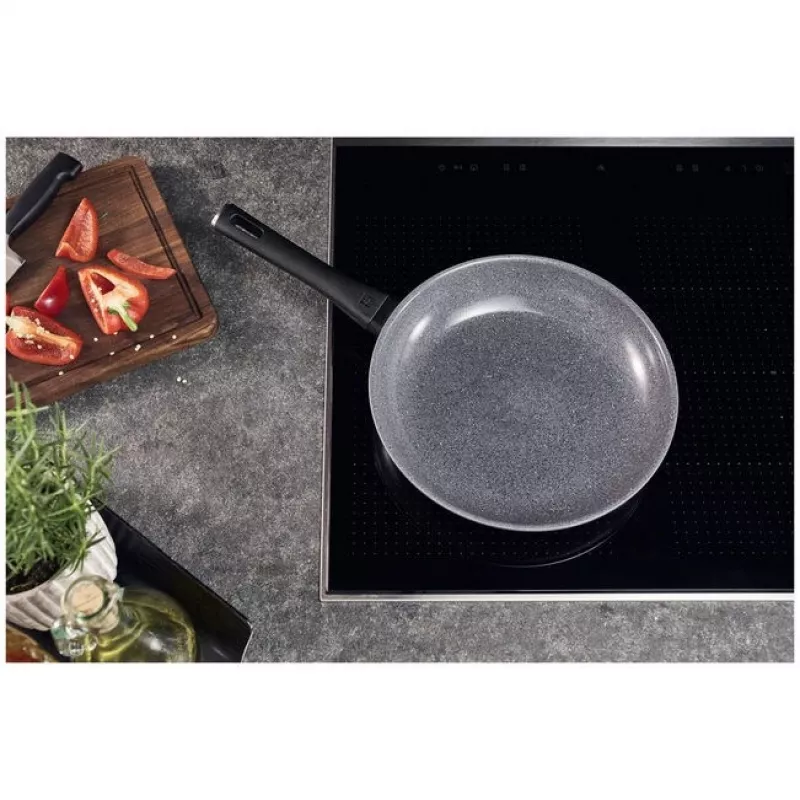 ZWILLING TERRENO keramická panvica 24 cm sivá