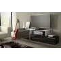 Cama TV skrinka SIGMA 3 180 čierna/čierna lesklá + biela