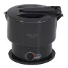 Elektrická rýchlovarná kanvica Adler AD 1377G, objem 0,6 L, 600 W, sivá, plast/silikón/nerez