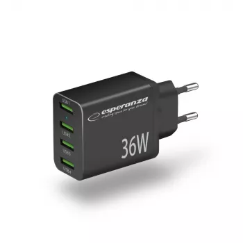 Esperanza EZC107K napájací adaptér 36W čierny