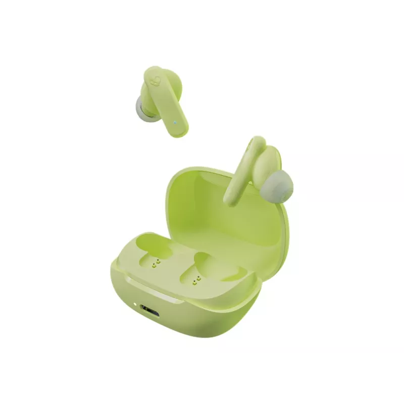 In-Ear True-Wireless headset Skullcandy Smokin’ Buds – zelený, intraaurálny, 20–20000 Hz, 0,0406 kg