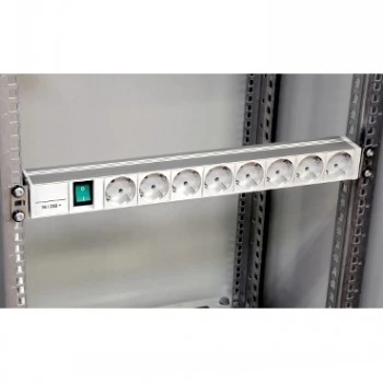 Power Distribution Unit Schneider Electric ACTASSI 1U, 19-palcový rack, 8 zásuviek Schuko, VDE, s vypínačom