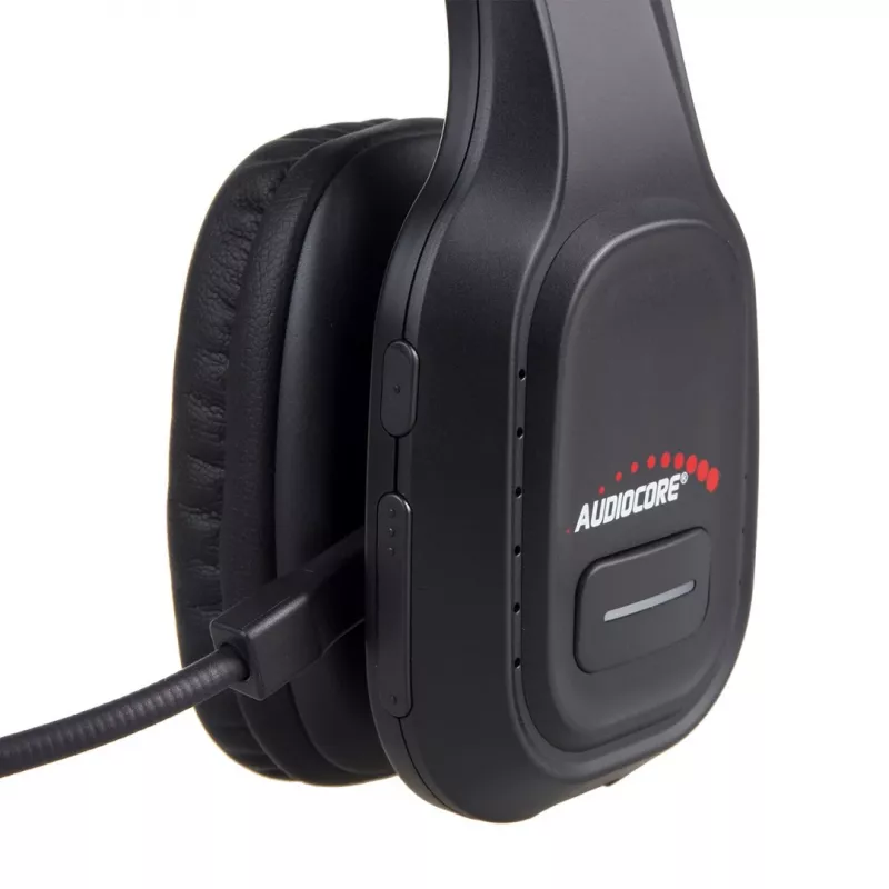 Audiocore 74452 Bluetooth headset slúchadlá potlačenie hluku mikrofón Call Center Google Siri kancelária bezdrôtový