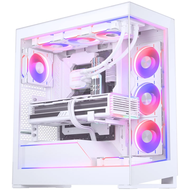 Phanteks NV5 Premium DRGB súprava ARGB osvetlenia s napájacím hubom a krytom základnej dosky, biela