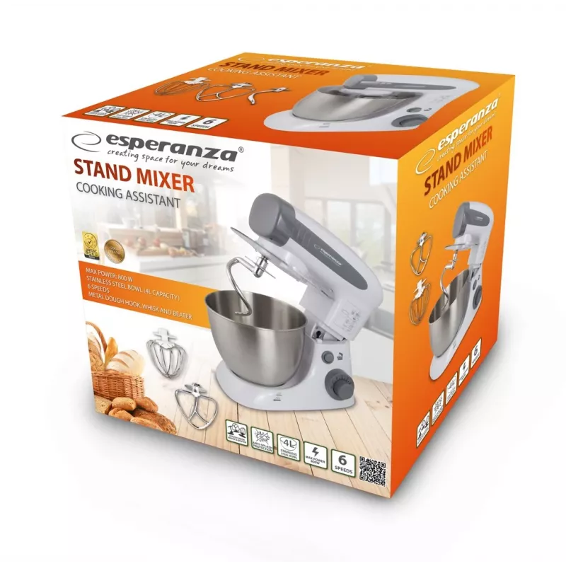 Esperanza EKM024 Cooking Assistant kuchynský robot, 800 W, 4 l