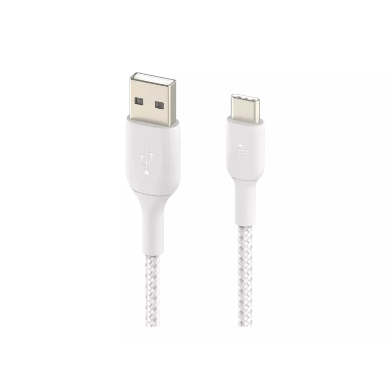 USB kábel Belkin CAB002BT1MWH 1 m USB A na USB C biely