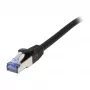 Kábel patch-RJ45 S-STP(S/FTP) 500MHz 15,0m CAT6A čierny Synergy21, testované komponenty, AWG26