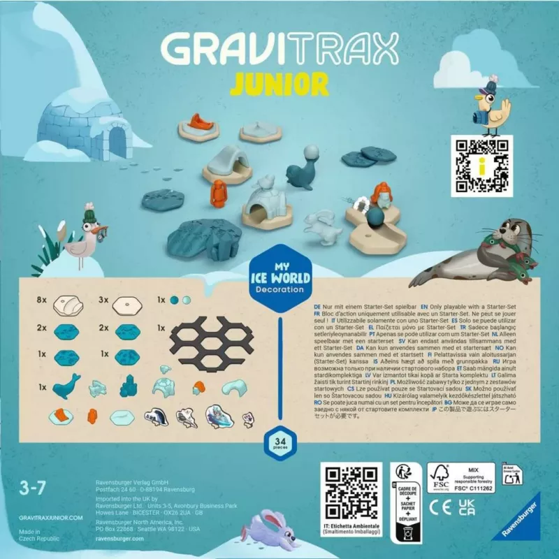 Stolová hra Ravensburger GraviTrax Junior 3 roky a viac