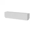 TV skrinka cama meble LIVERTI 2000x420x480 mm, biela, vrchná doska z drevotriesky