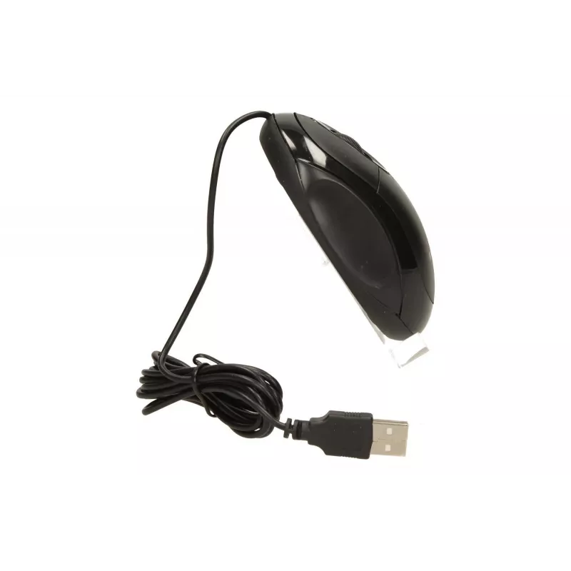 Logic Lm-11 - myš - optická - káblová - USB - čierna
