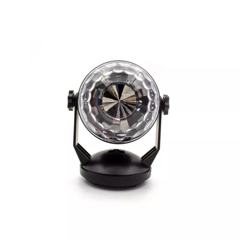 LED disko guľa DENVER LDB-319 – kompaktné LED párty svetlo, model 117220200040