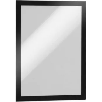 Durable DURAFRAME A4 Samolepiaci magnetický informačný rámik, čierny