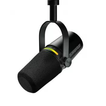 Shure MV7+-K - mikrofón pre prednes a spev s XLR/USB-C konektorom, čierny