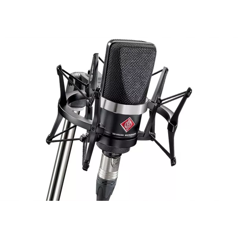 Neumann TLM 102 MT Studio-Set – veľkomembránový kondenzátorový mikrofón s pavúkom, čierny