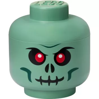 LEGO Storage Head Skeleton, úložná krabica čierna/červená, veľká
