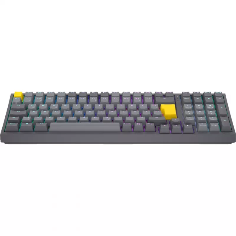 Celeris 1800, Herná klávesnica Sivá, DE-Layout, ENDORFY Žltá by Gateron