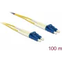 Delock optický kábel LC Duplex na LC Duplex Singlemode OS2 100 m (80161)